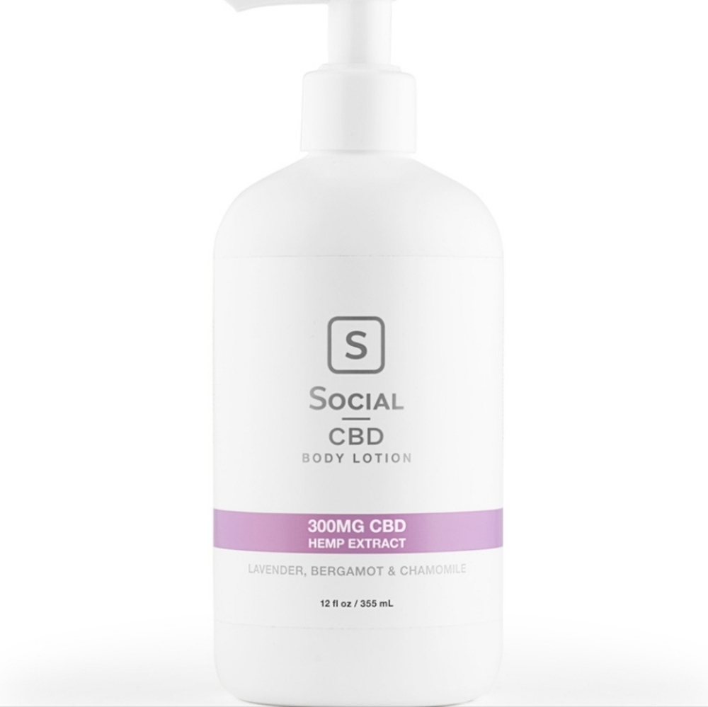 Social Rest Lavender, Bergamot, Chamomile  Body Lotion 12 fl.oz